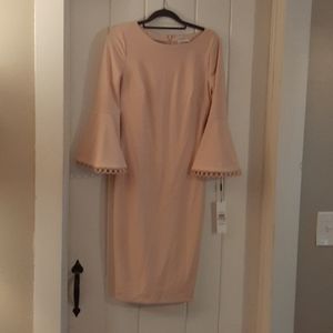 Pink Calvin Klein dress